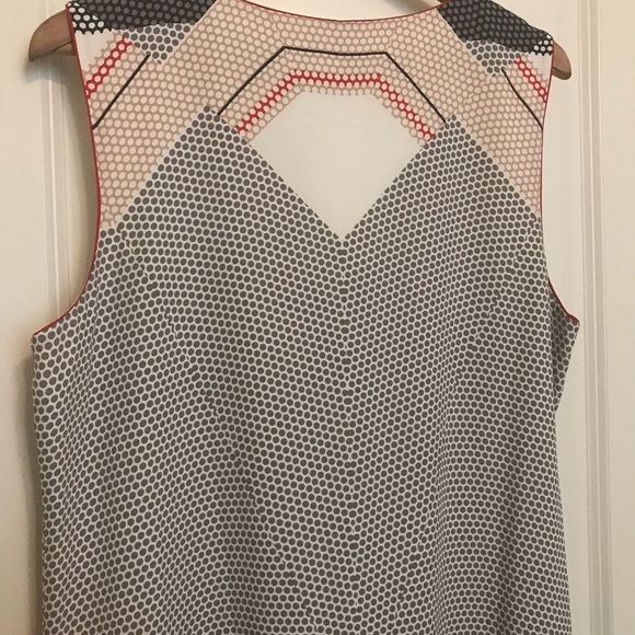 Max Studio MSSP Sleeveless Dot Shift Dress XL NWT - Picture 5 of 7